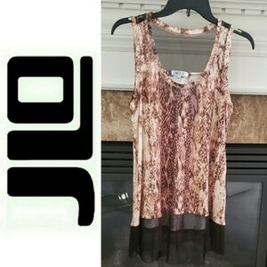 JENNIFER LOPEZ Snakeskin Print Top (NWOT!)